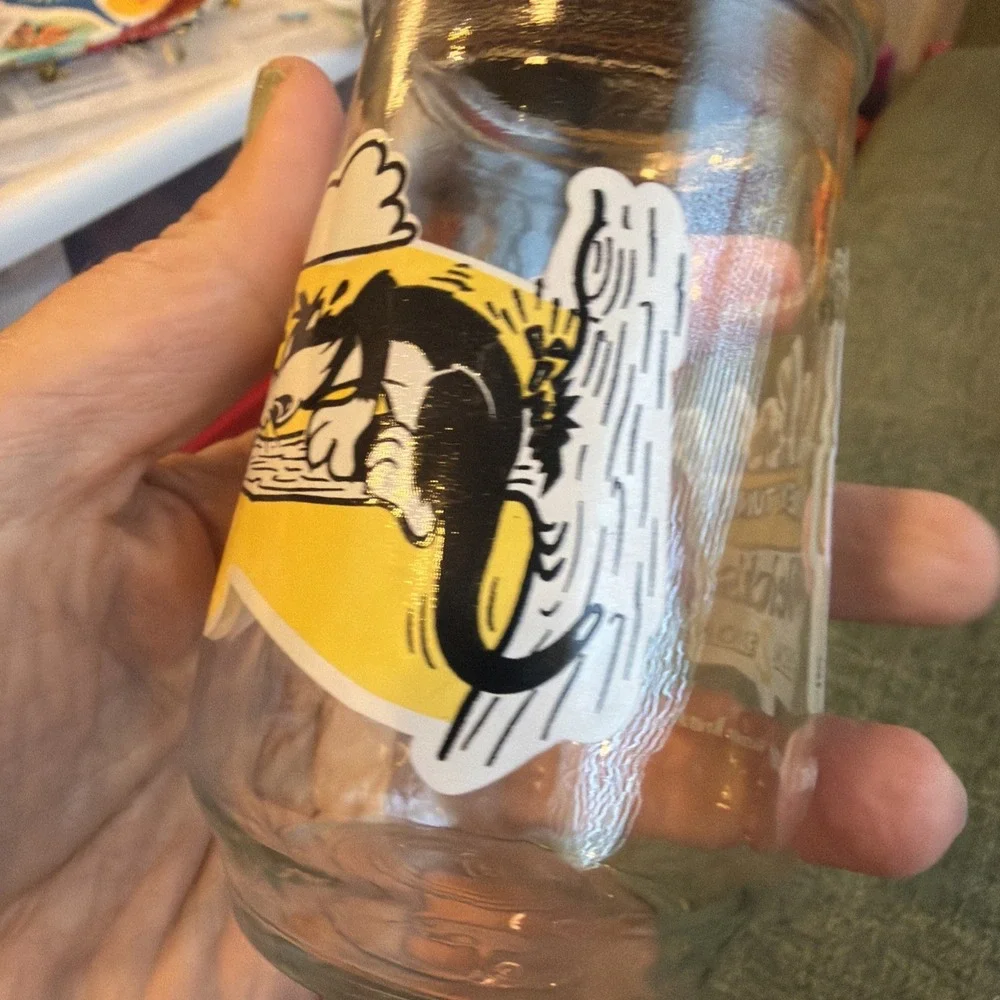 Welch's Looney Tunes Special Edition Jelly Glasses Lot of 3 Tweety Sylvester